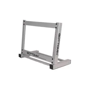 19吋 8U桌面開放式機架(銀色)